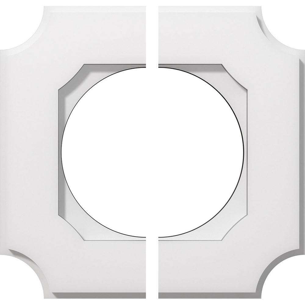 1 in. P X 7 in. C X 12 in. OD X 7 in. ID Locke Architectural Grade PVC Contemporary Ceiling Medallion, Two Piece price history on PriceWatchPro
