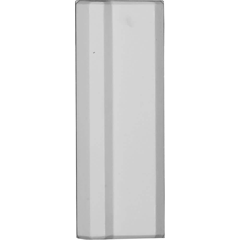 White Polyurethane Traditional Plinth Block 3.75" x 9.5"