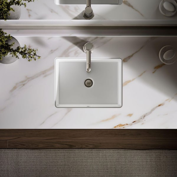 KOHLER Verticyl 17.1 in. x 13.38 in. Undermount Bathroom Sink in