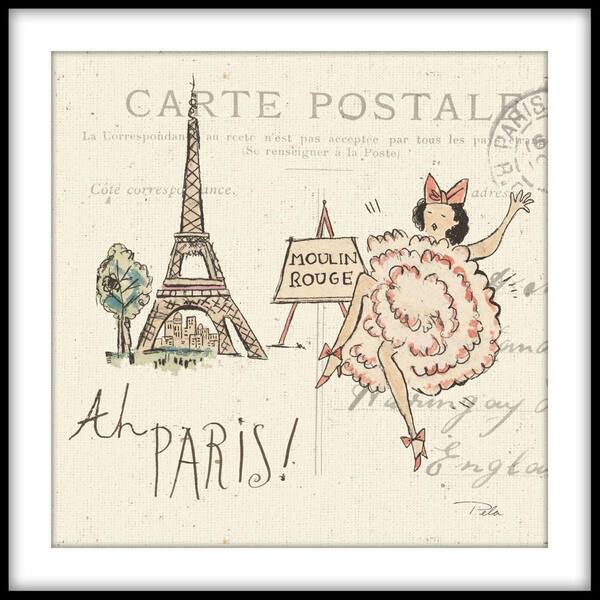 PTM Images 13.75 in. x13.75 in. "Pumpkin Poppies III" Framed Wall Art