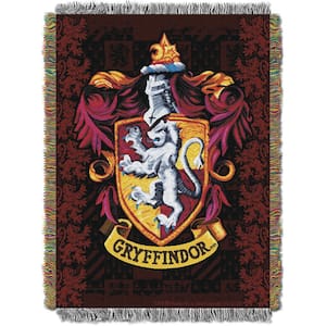 Harry Potter, Gryffindor Shield Woven Tapestry Throw Blanket