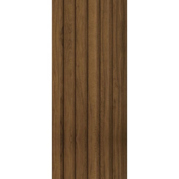 FROM PLAIN TO BEAUTIFUL IN HOURS Large Slats 1/2 in. x 0.79 ft. x 9.3 ft. Brown Walnut Glue-Up Foam Wood Slat Walls (30-Pack)/220.5 sq. ft.