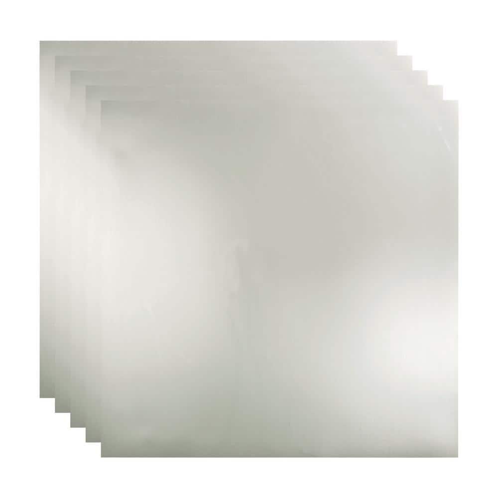 Flat Panel 2 ft. x 2 ft. Brushed Aluminum Lay-In Vinyl Ceiling Tile ( 20 sq.ft. ) price history on PriceWatchPro