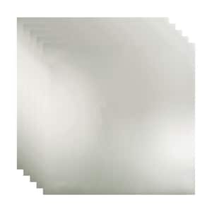 Flat Panel 2 ft. x 2 ft. Brushed Aluminum Lay-In Vinyl Ceiling Tile ( 20 sq.ft. )
