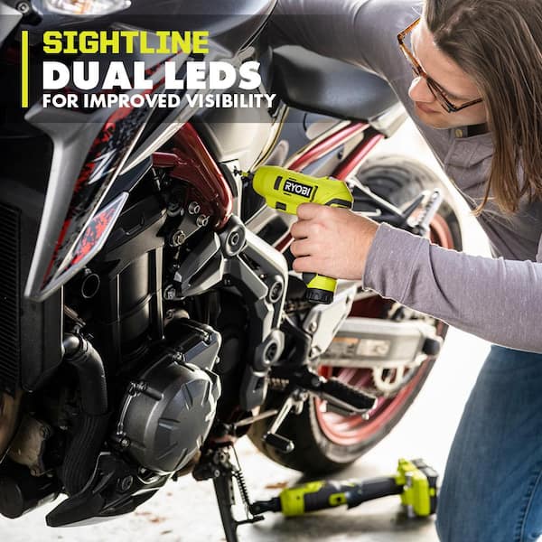 RYOBI USB Lithium 4-Tool Combo Kit with Screwdriver, Glue Pen