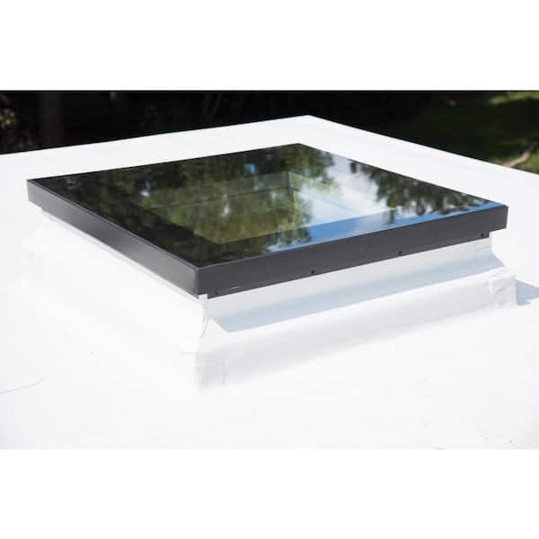 Fakro DXF 36 in. x 48 in. Fixed Flat Roof Deck-Mounted Skylight