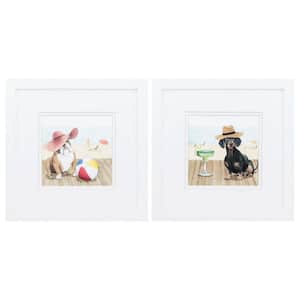 11 in. X 11 in. Matte White Gallery Picture Frame Lets Go Boardwalk (Set of 2)