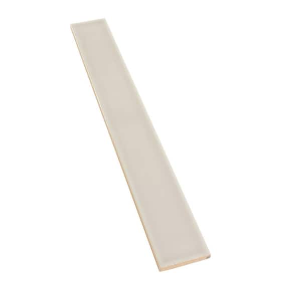 Emser CHOICE 25-Pack Gray 4-in x 16-in Glazed Ceramic Subway Wall Tile
