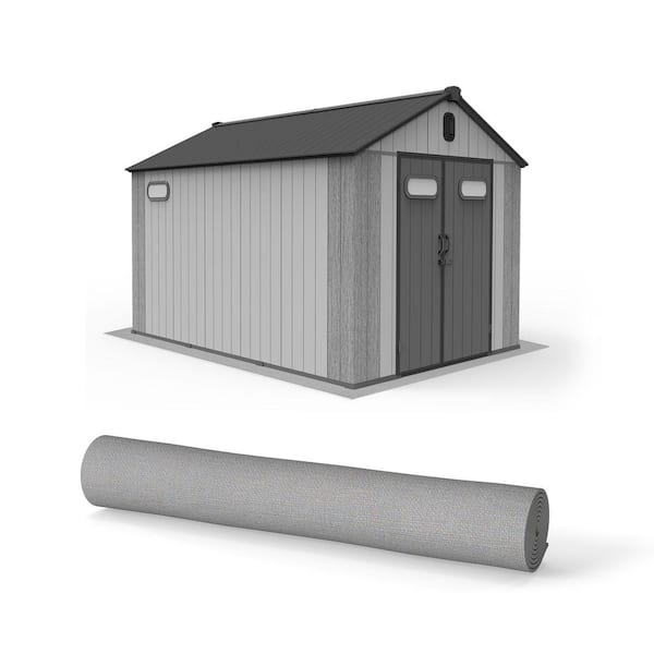 8 ft. x 12 ft. Outdoor Resin Storage Shed