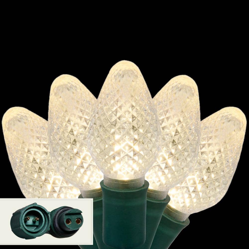 25 Ft C9 Christmas Light Stringer Indoor Outdoor Lighting Patio-25 Sockets