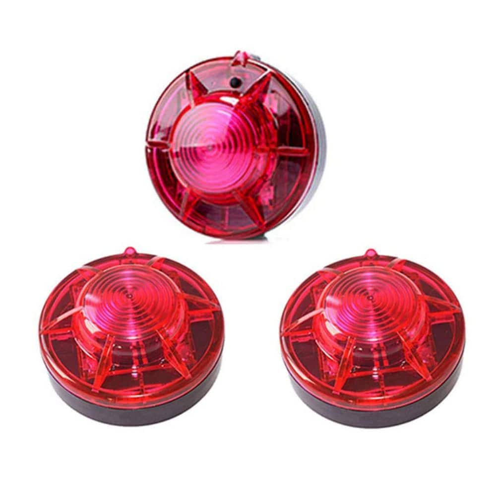 3-Pack Red LED Emergency Road Flares with Magnetic Base,Flashing Safety Beacon Lights for Vehicle,Batteries Not Included price history on PriceWatchPro