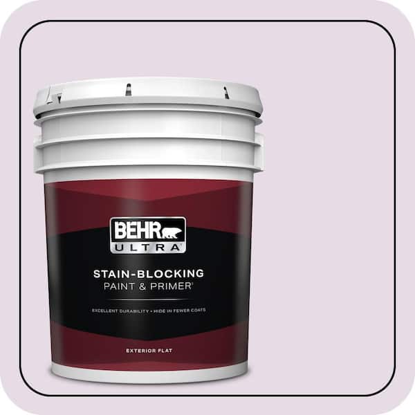 BEHR ULTRA 5 gal. #M100-1 Aroma Flat Exterior Paint & Primer