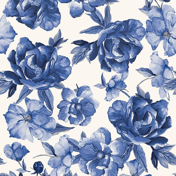 Tempaper Alice Olivia Forget-Me-Not Peel and Stick Wallpaper (Covers 56 ...