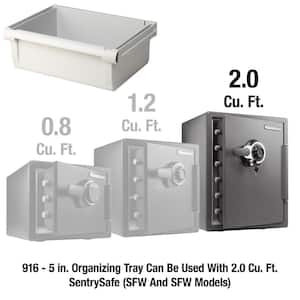 Organizer Insert Accessory, for 1.6 and 2.0 cu. ft. Fireproof & Waterproof Safes