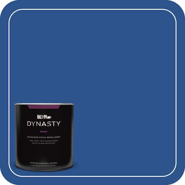 1 qt. #P520-7 Flashy Sapphire Eggshell Enamel Interior Stain-Blocking Paint & Primer