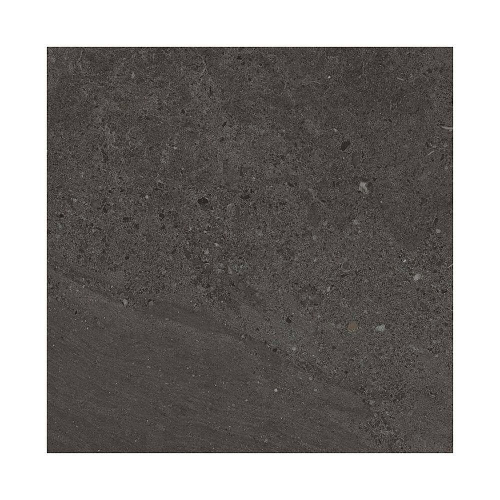 American Elara Black 4 in. x 4 in. Matte Stone Look Porcelain Large Format Floor and Wall Tile Sample price history on PriceWatchPro