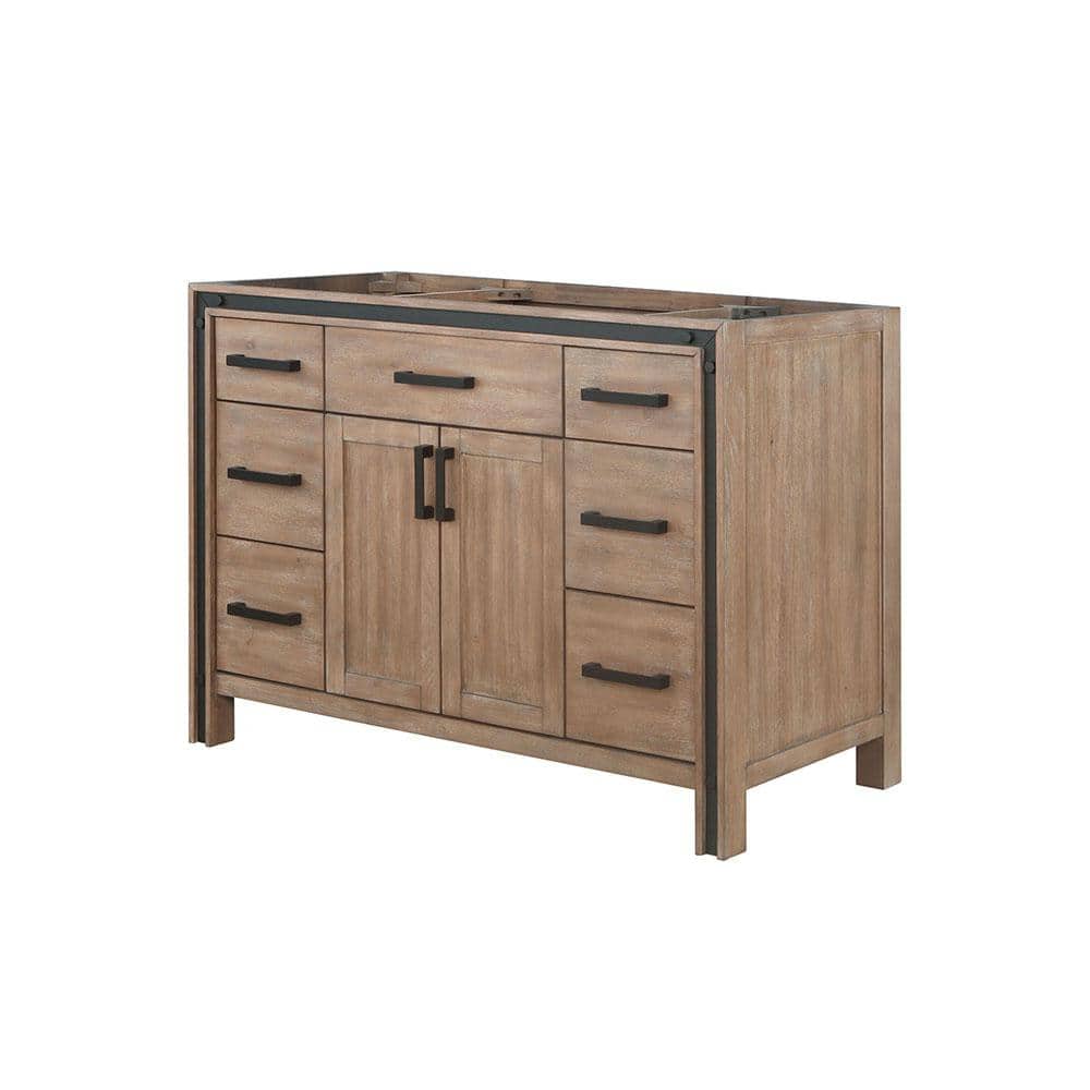 Ziva 48" Rustic Barnwood Single Bathroom Vanity