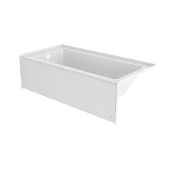 JACUZZI SIGNATURE 66 in. x 32 in. Soaking Bathtub with Left Drain in White