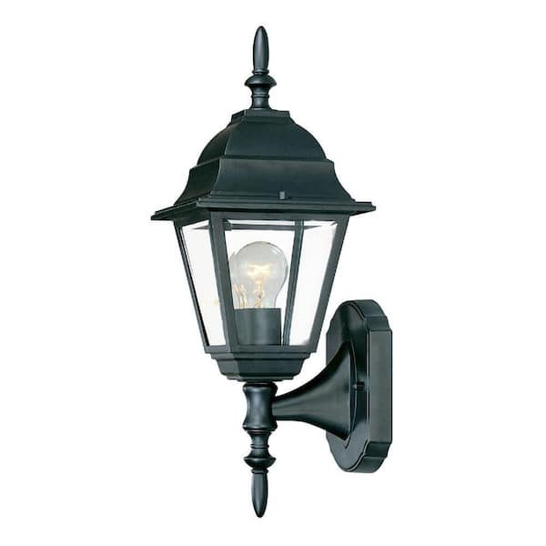 Acclaim Lighting Builder's Choice Collection 1-Light Matte Black Outdoor Wall Lantern Sconce