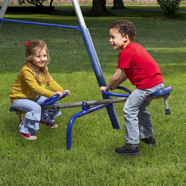 XDP Recreation Fun All Mighty Swing Set w/See Saw, Super