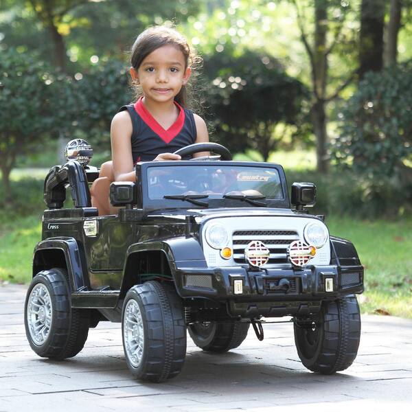 Black for sale online TOBBI Kids Ride on Truck Battery Powered Electric Car with Remote Control 