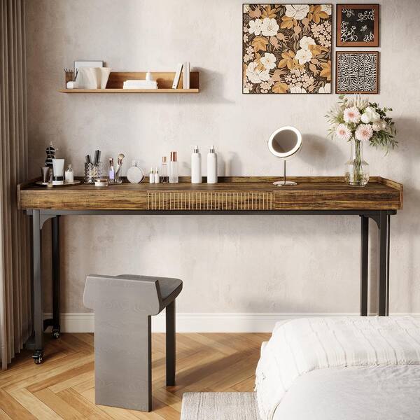TRIBESIGNS WAY TO ORIGIN Halseey 78.7 in. Rectangular Brown