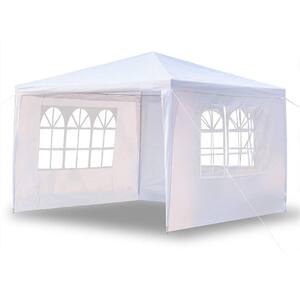 Patio Tent 10 ft. x 10 ft. with 3 Sides Walls Waterproof Outdoor Party Tent Gazebo