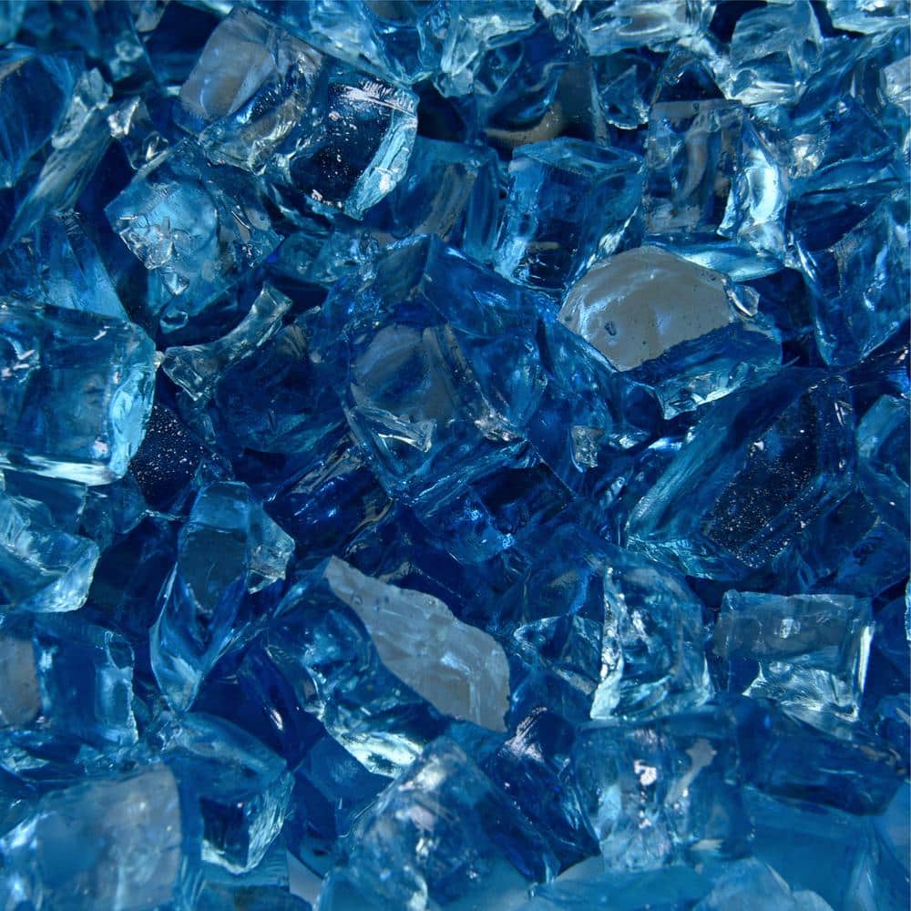 Harbor Mist 10 lb Decorative Fire Glass for Fire Pits