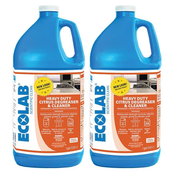 1 Gal. Heavy Duty Citrus Degreaser Concentrate Cleaner, Attacks Grease and Grime (2-Pack)