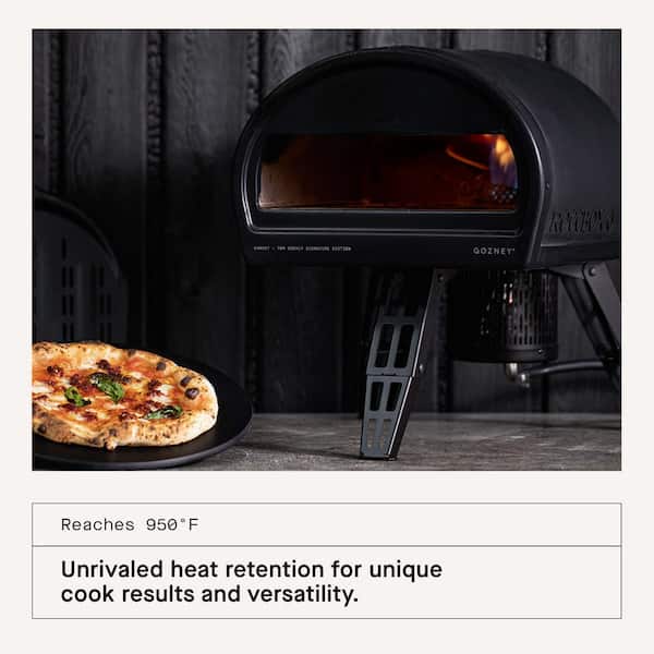 GOZNEY Roccbox Propane Outdoor Pizza Oven 12 in. Black GRPBKUS1615