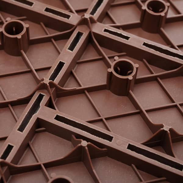 GOGEXX 1 ft. W x 1 ft. L Outdoor Pattern Square PVC Drainage