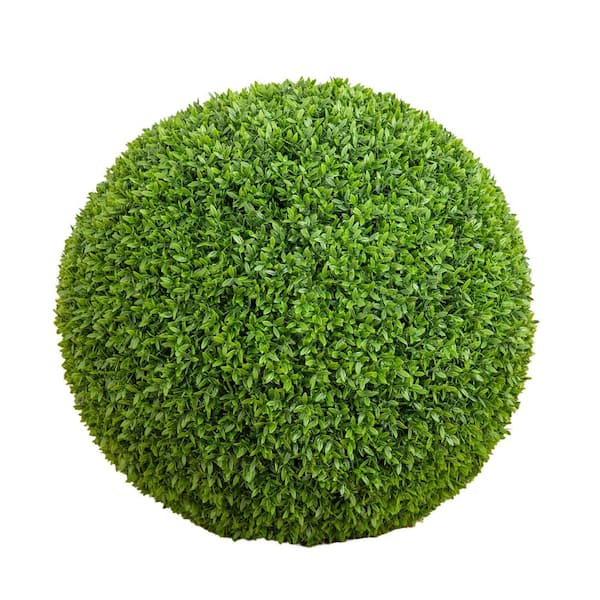 24 in. Artificial UV Resistant Boxwood Ball Hedge Panel (Indoor/Outdoor)