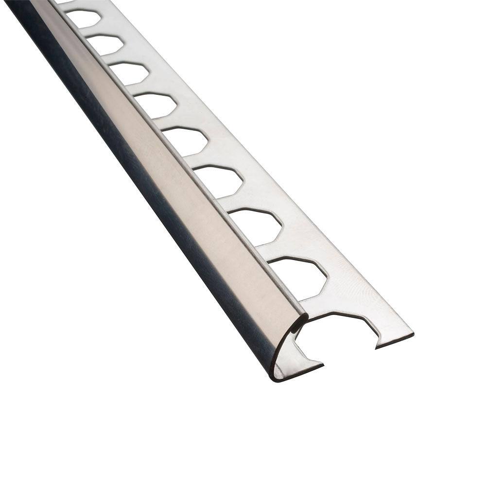 Novocanto High Brightness 3/8 in. x 98-1/2 in. Stainless Steel Tile Edging Trim price history on PriceWatchPro