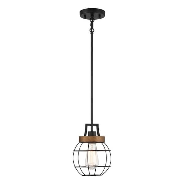 Unbranded 1-Light Matte Black Pendant