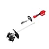 Milwaukee M18 FUEL 18V Brushless Cordless Battery Powered QUIK-LOK Power Head with Cultivator Attachment 3016-20-49-16-2739