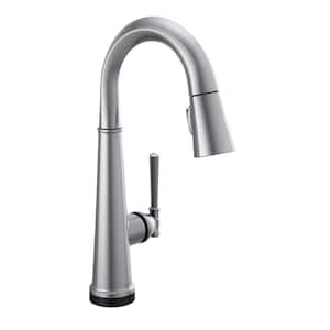 Emmeline Single-Handle Bar Faucet with Touch2O in Lumicoat Arctic Stainless