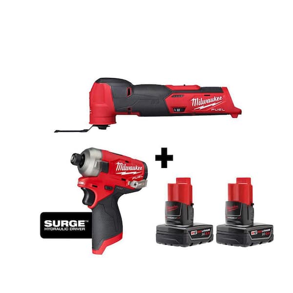 Milwaukee M12 12V Lithium-Ion Cordless Oscillating Multi-Tool 2526-20  (Tool-Only) 