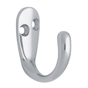1-13/16 in. Chrome Single Wall Hook (20-Pack)