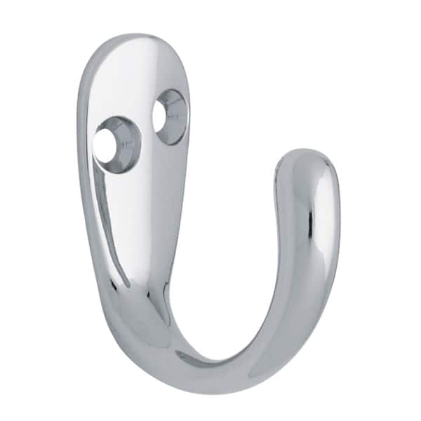 Liberty 1-13/16 in. Chrome Single Wall Hook (20-Pack)