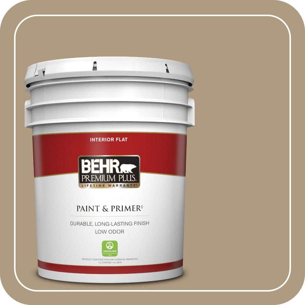 5 gal. #MQ2-24 Golden Olive Flat Low Odor Interior Paint & Primer price history on PriceWatchPro