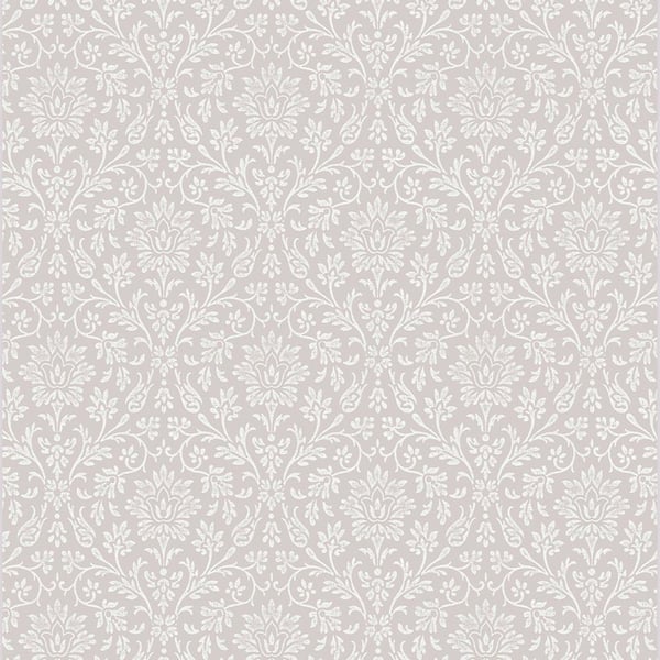 Laura Ashley Annecy Dove Grey Unpasted Removable Wallpaper Sample