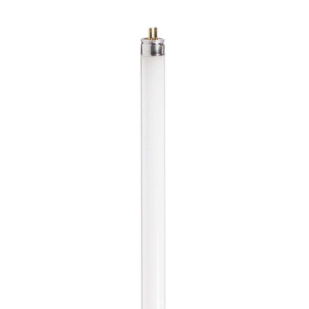 Philips 8-Watt 12 In. Linear T5 Fluorescent Tube Light Bulb Bright ...