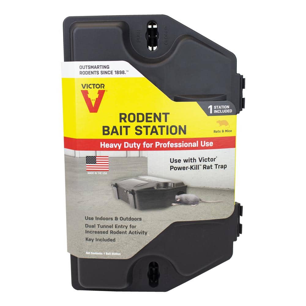 Victor Heavy-Duty Rodent Bait Station (2-Pack) M901RBVB2 - The Home Depot