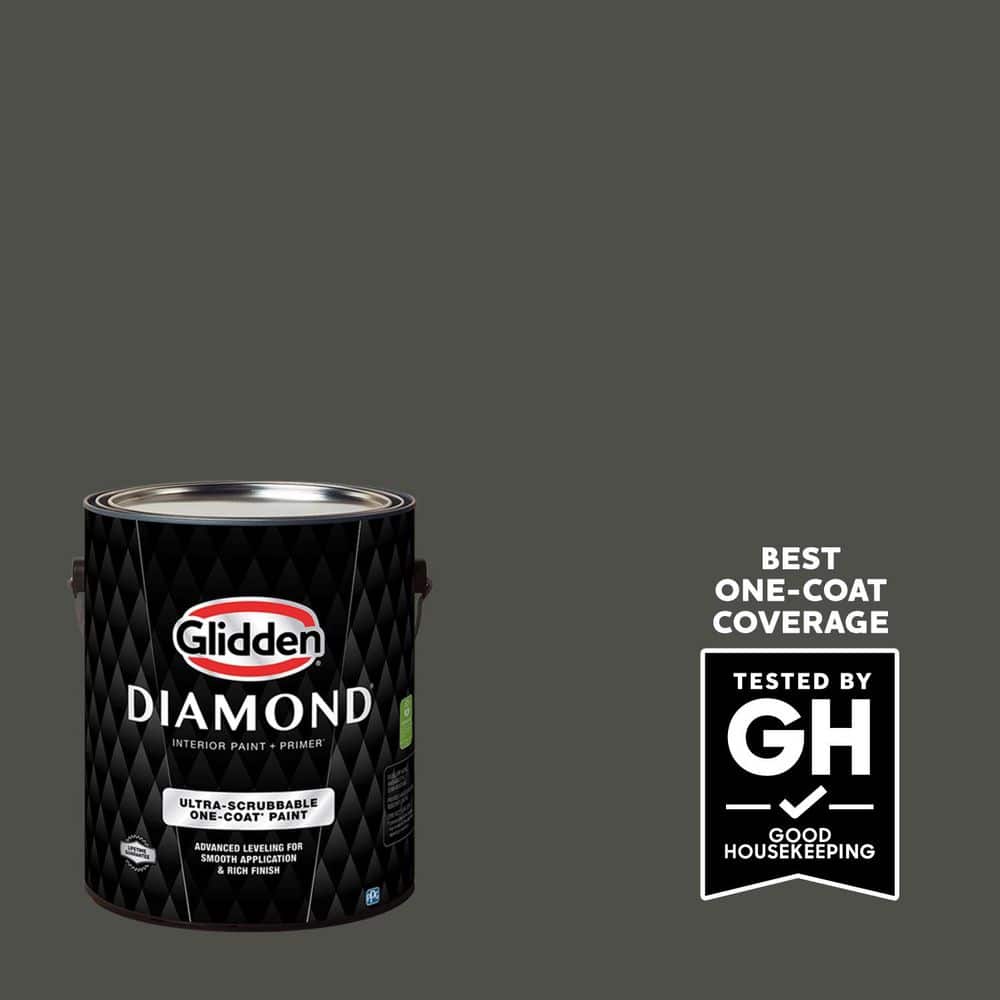 1-gal. Licorice PPG1009-7 Semi-Gloss Interior Paint with Primer product image for price tracking
