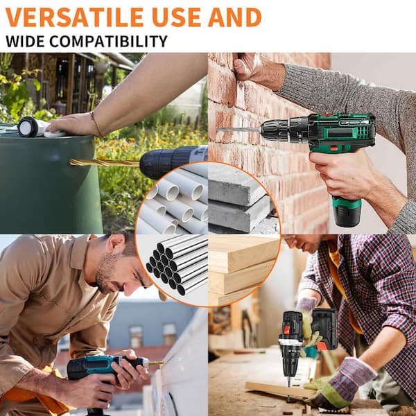 3pack) 5/32 In X 6 In SDS Plus 2 Cutter Carbide High Impact Rotary Hammer Drill Bit For Concrete, Brick, Block & Masonry