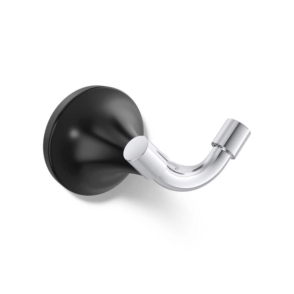 Tone J-Hook Robe/Towel Hook in Polished Chrome with Matte Black price history on PriceWatchPro