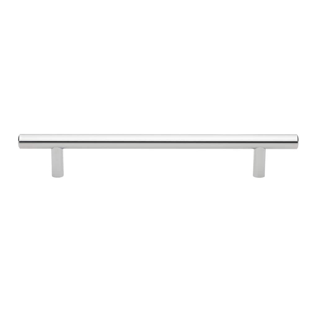 Polished Chrome 6-5/16" Modern Cabinet Bar Pulls Multipack