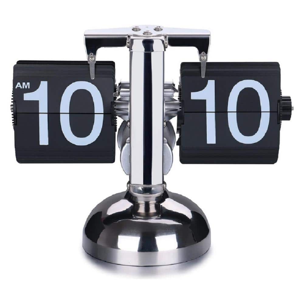 Afoxsos Retro Digital Flip Down Clock-Battery Powered
