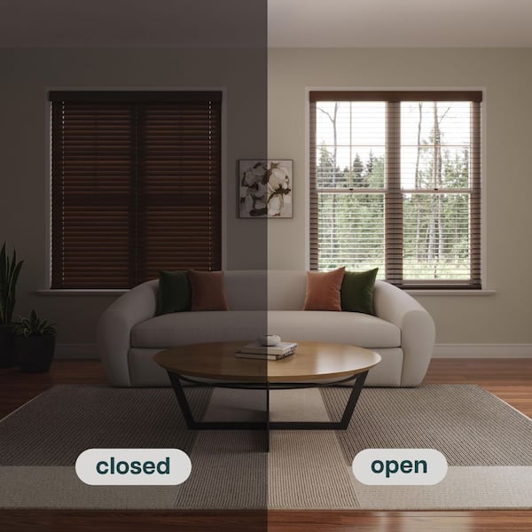 2 3/8 In. Cordless Wood Blinds
