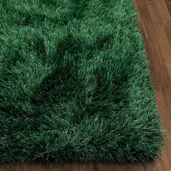  GKLUCKIN Shag Ultra Soft Area Rug, Fluffy 5'x8' Green